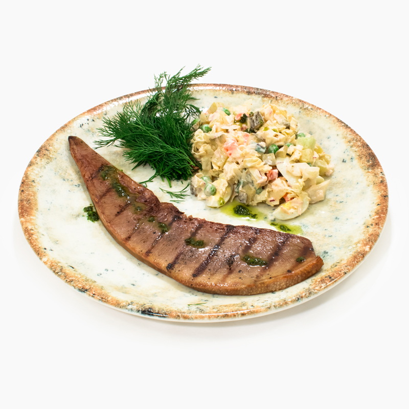 Оливье с языком