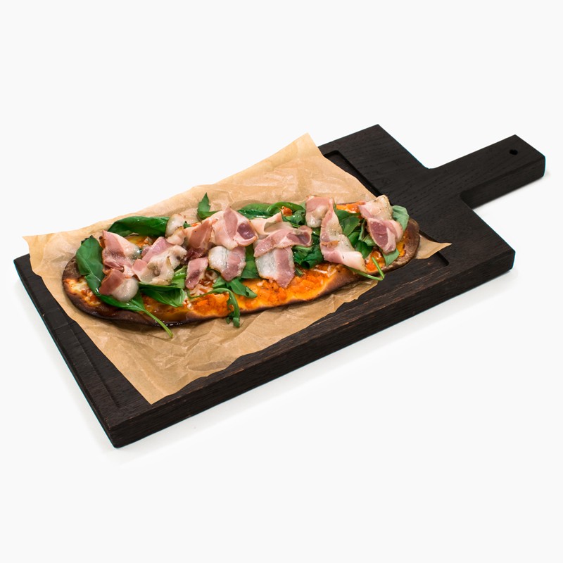 Лахмаджун с хрустящим беконом