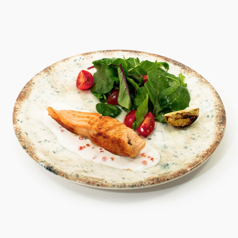 Семга в сливочно-икорном соусе