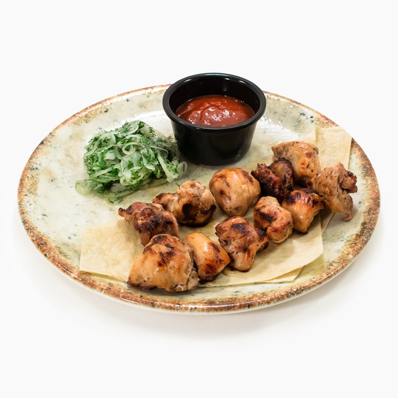 Шашлык из куриного бедра