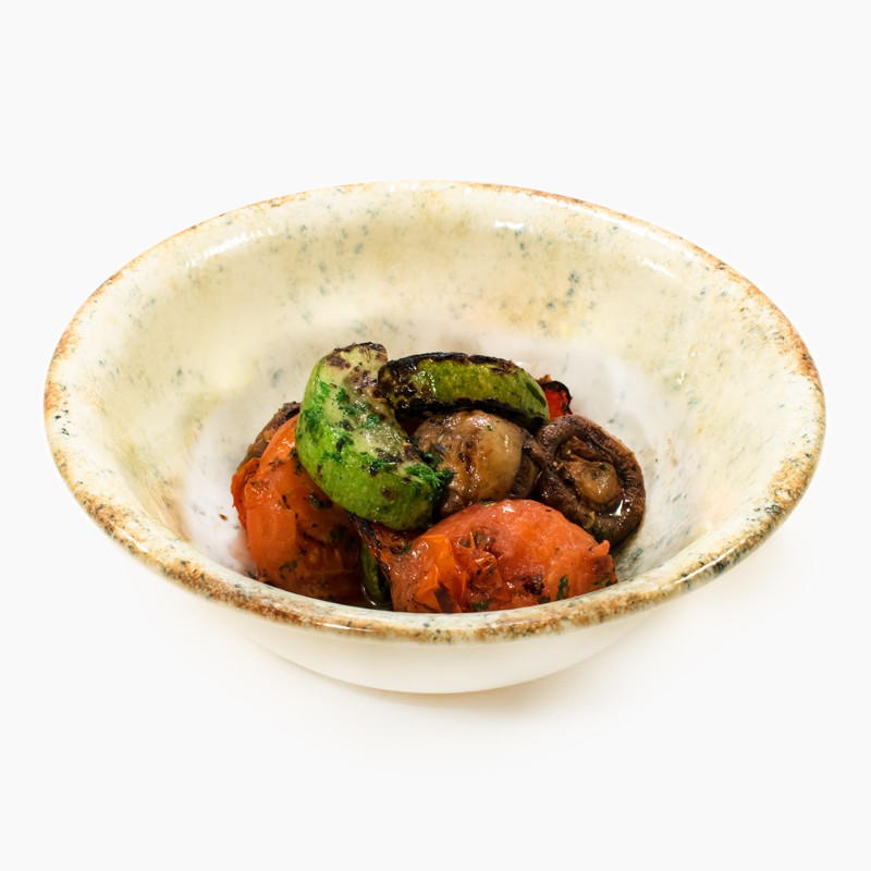 Овощи на гриле с пряными травами